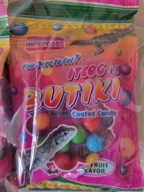 Itlog ng Butiki Coated Candy Fruit Flavor 24s .